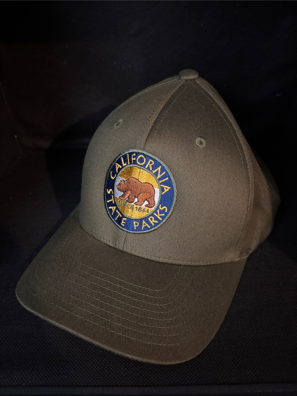 California State Parks Patch Cap - Olive Green